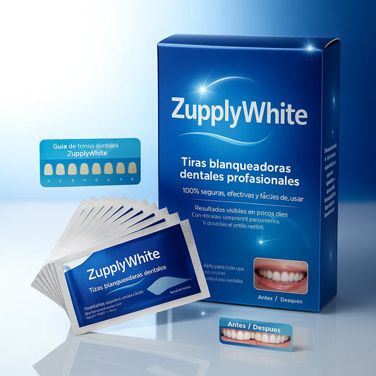 ZupplyWhite: Tiras en Gel Protectoras de Esmalte