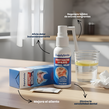 ZupplySmile™: Spray Herbal Alivio Instantáneo Tratamiento
