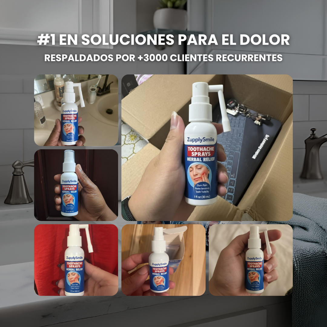 ZupplySmile™: Spray Herbal Alivio Instantáneo Tratamiento
